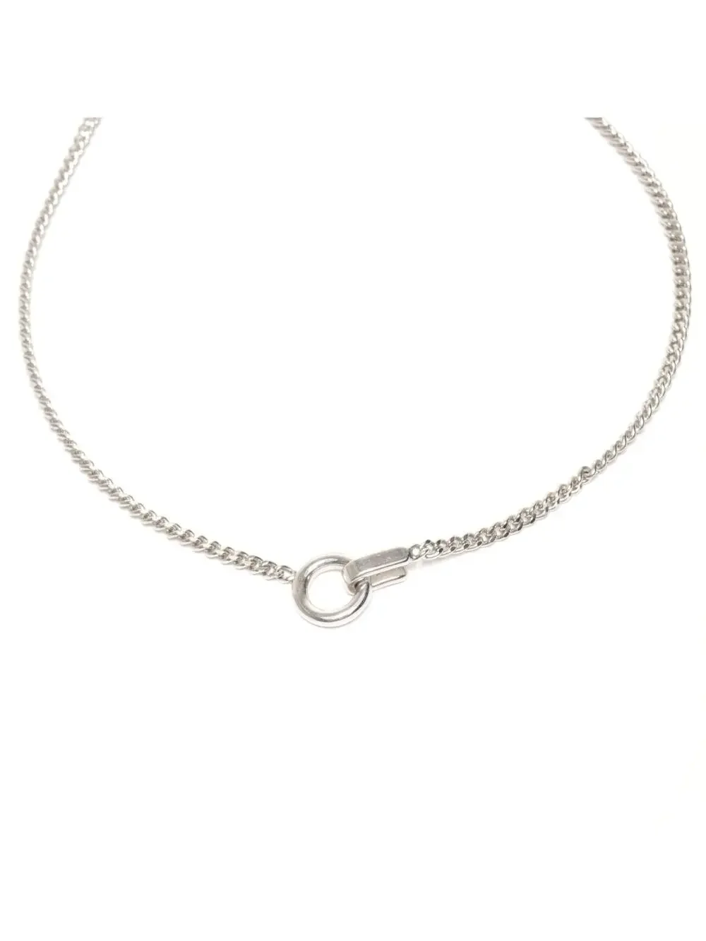 Chanel Cc Logo Circle Pendant Necklace #244528C88B
